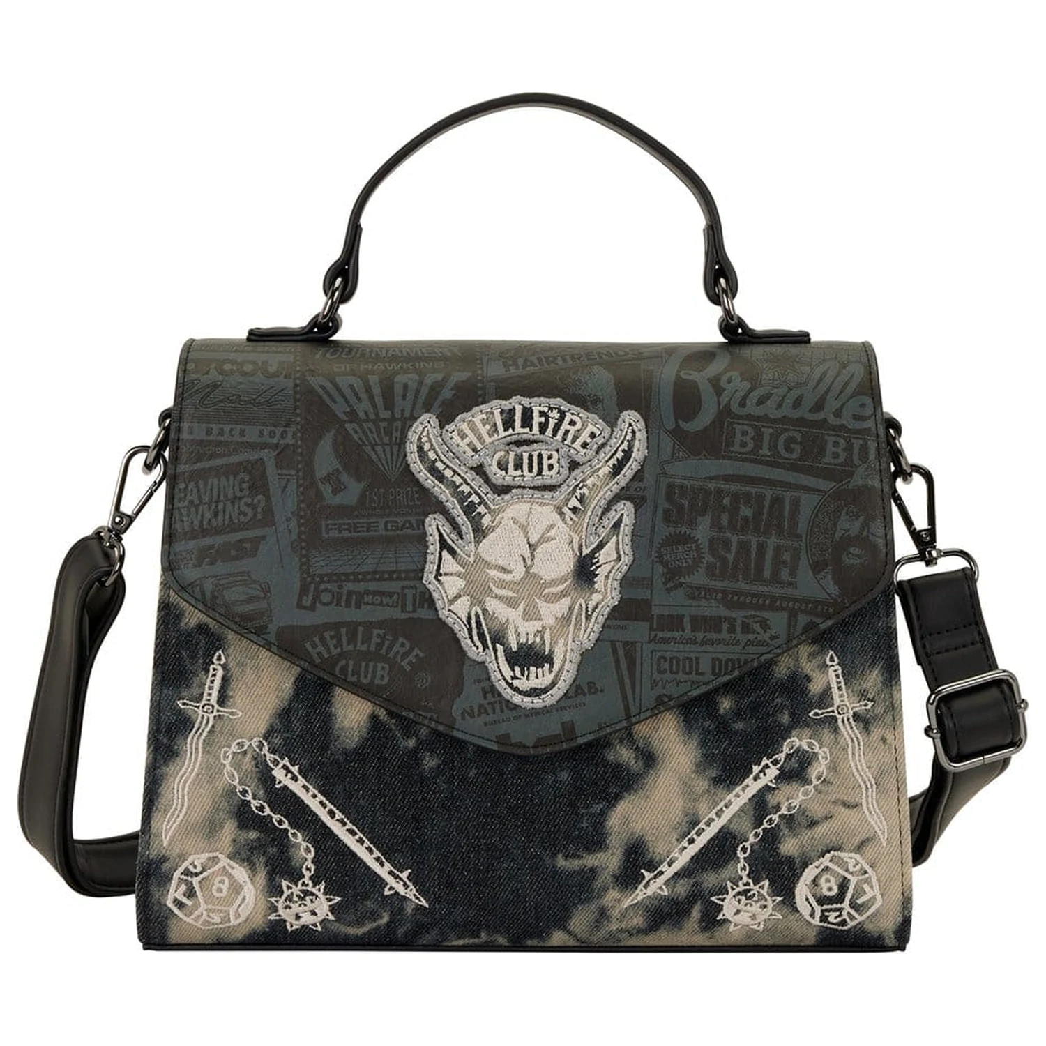 Geanta de umar Stranger Things Crossbody Bag poza produsului