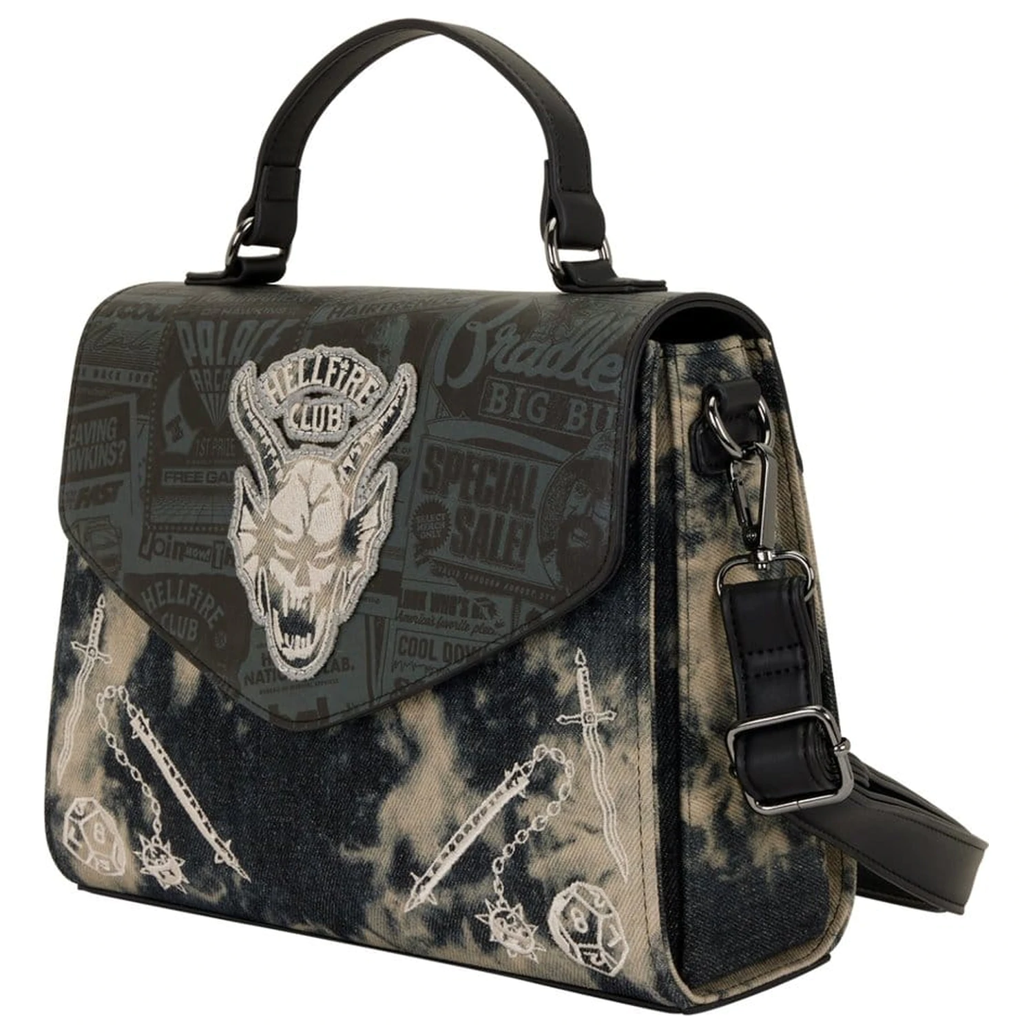 Geanta de umar Stranger Things Crossbody Bag poza produsului