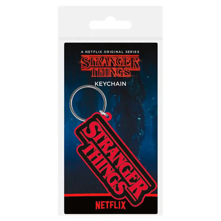 Stranger Things Breloc de cauciuc Logo 6 cm poza produsului