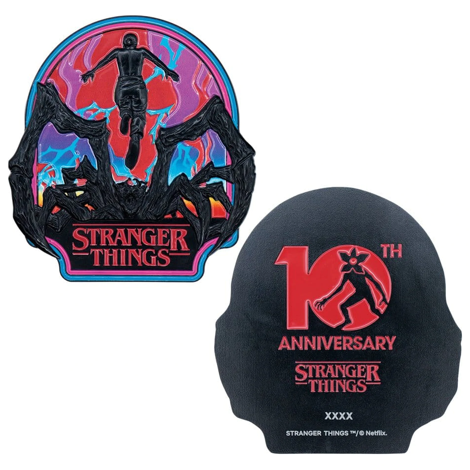 Stranger Things Medalion Eleven si Mind Flayer Editie Limitata poza produsului