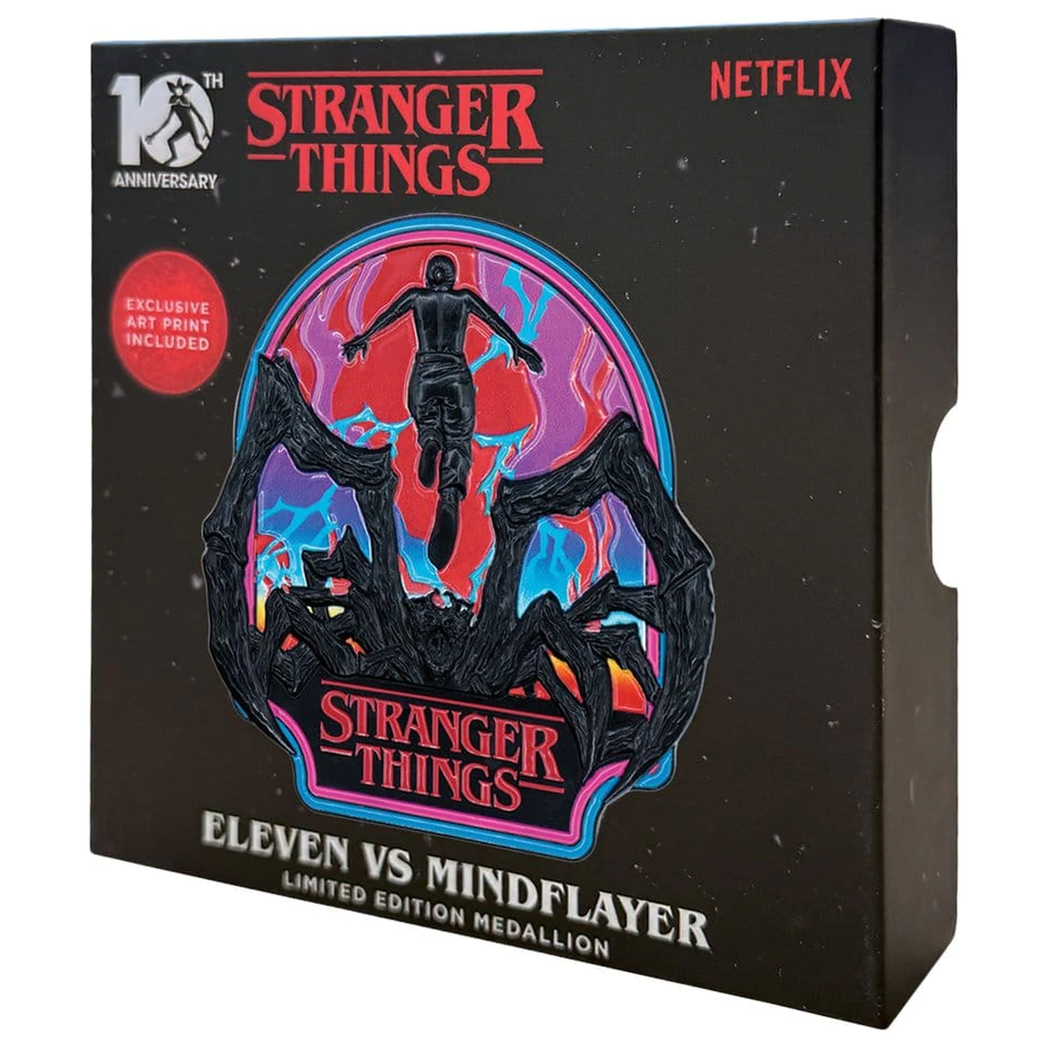 Stranger Things Medalion Eleven si Mind Flayer Editie Limitata poza produsului