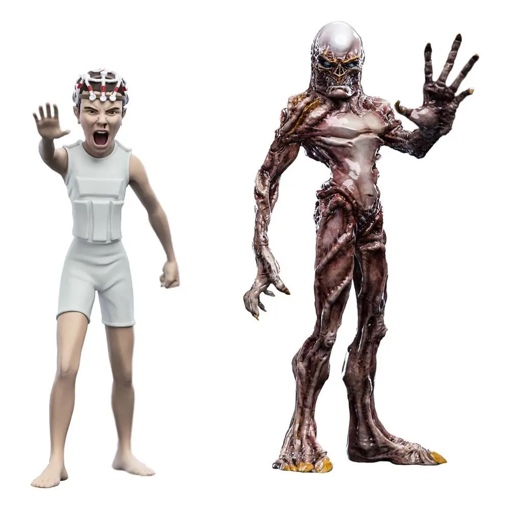Stranger Things Mini Epics Figurine Vinyl Vecna & Eleven (Sezonul 4) Set Dublu 16 cm poza produsului
