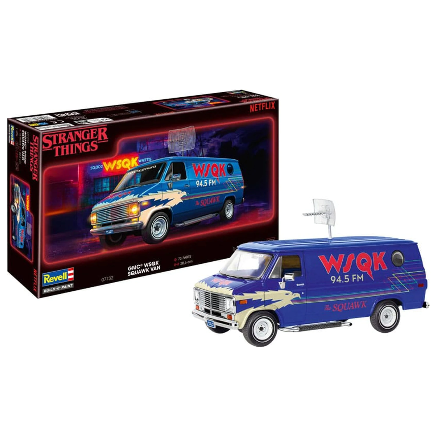 Stranger Things Model Kit 1/25 Squawk Van 21 cm poza produsului