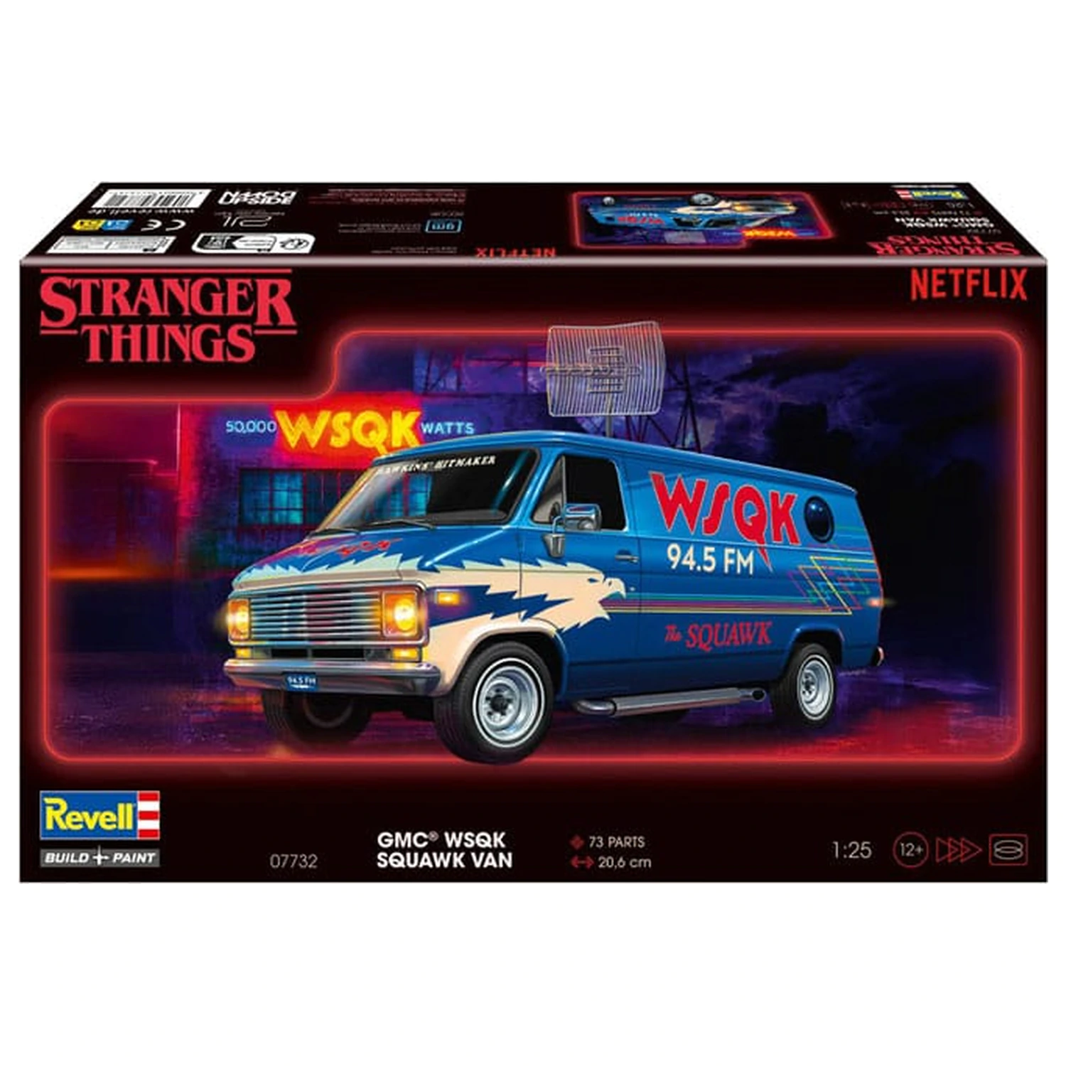 Stranger Things Model Kit 1/25 Squawk Van 21 cm poza produsului