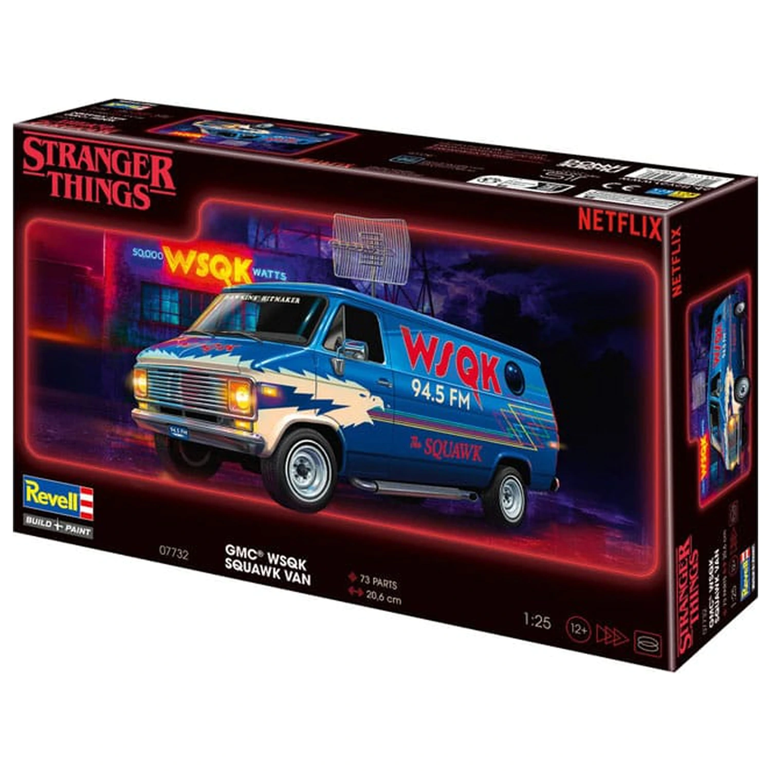 Stranger Things Model Kit 1/25 Squawk Van 21 cm poza produsului