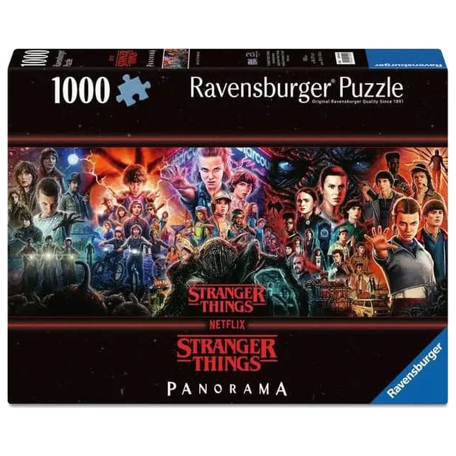 Stranger Things panorama puzzle 1000 piese poza produsului