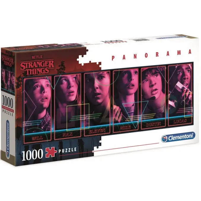 Stranger Things Puzzle Panorama Personaje poza produsului