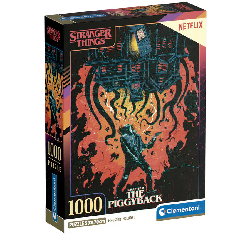 Stranger Things puzzle 1000 piese poza produsului