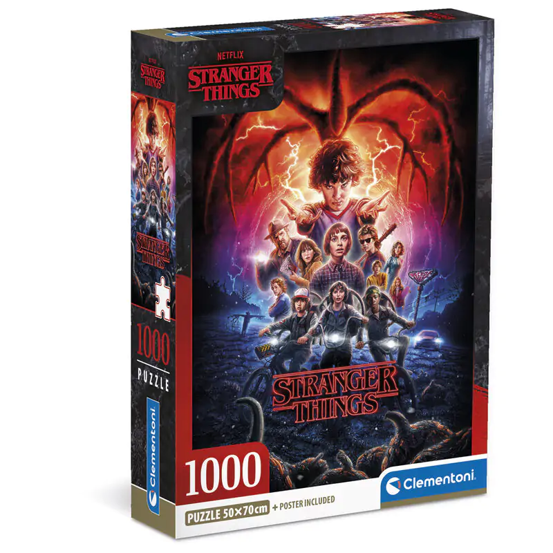 Stranger Things puzzle 1000 piese poza produsului