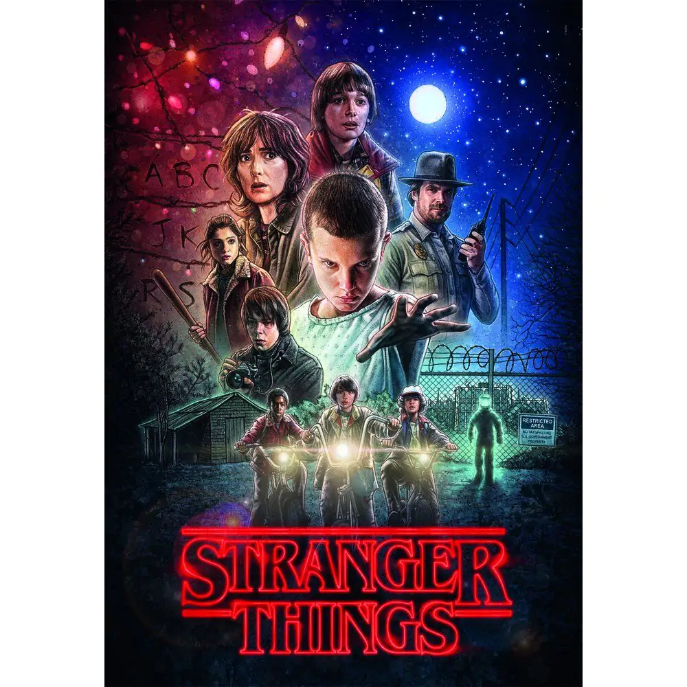 Stranger Things puzzle 1000 piese poza produsului