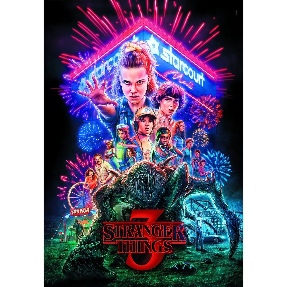 Stranger Things puzzle 1000 piese poza produsului