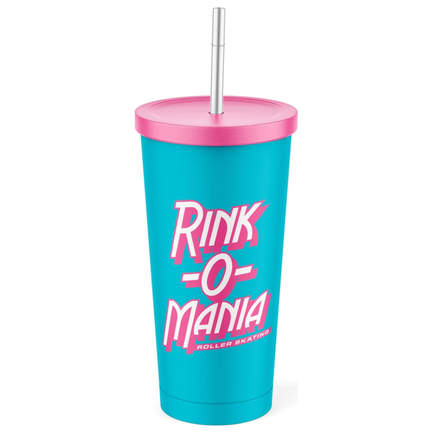 Stranger Things Rink-O-Mania pahar cu pai 550ml poza produsului