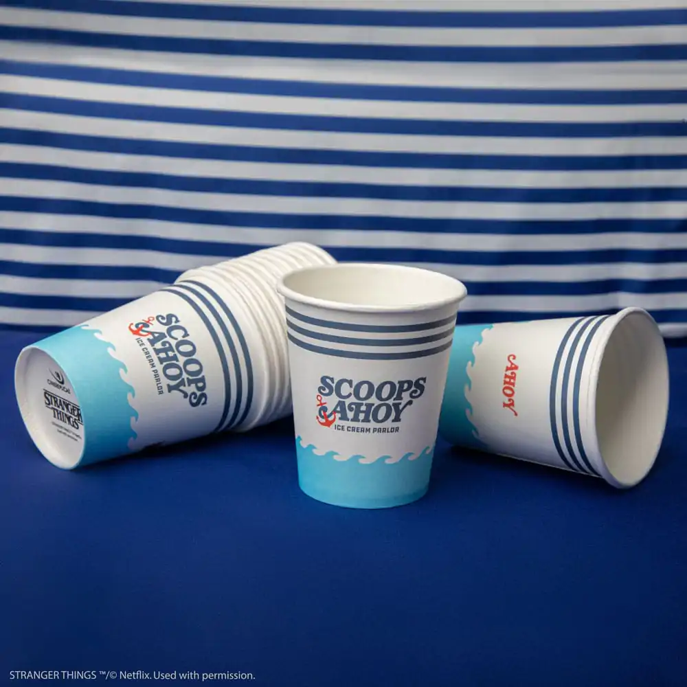 Stranger Things Set de 24 de pahare de hartie Scoops Ahoy poza produsului