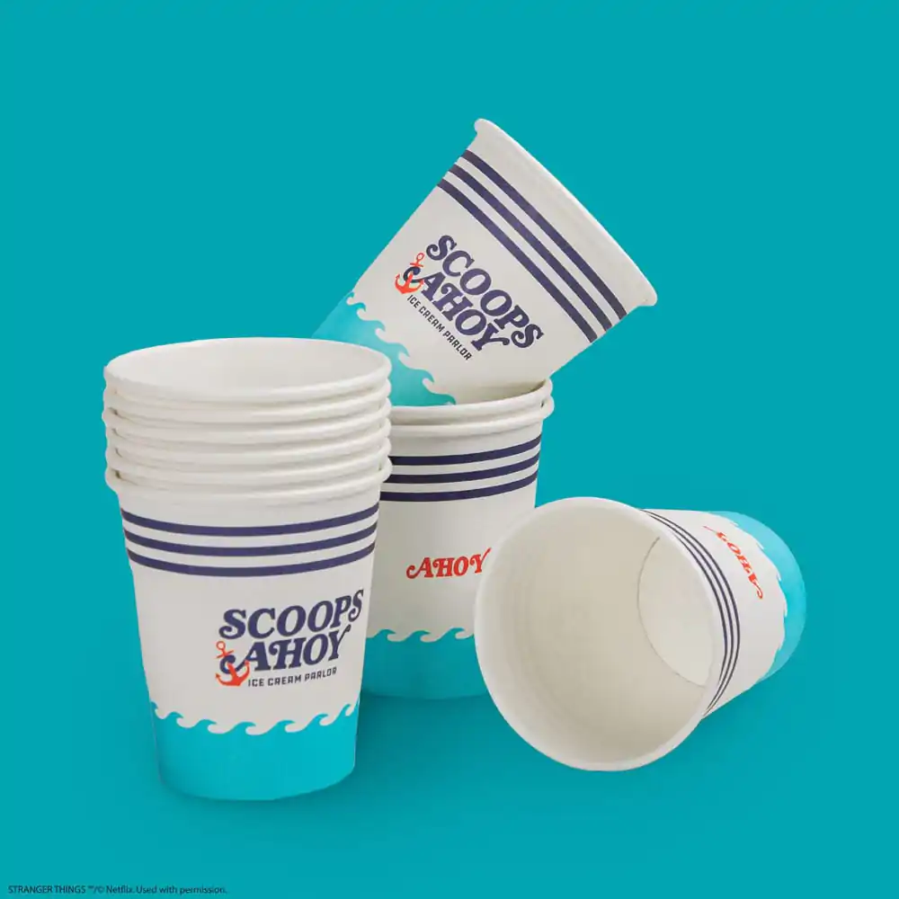 Stranger Things Set de 24 de pahare de hartie Scoops Ahoy poza produsului