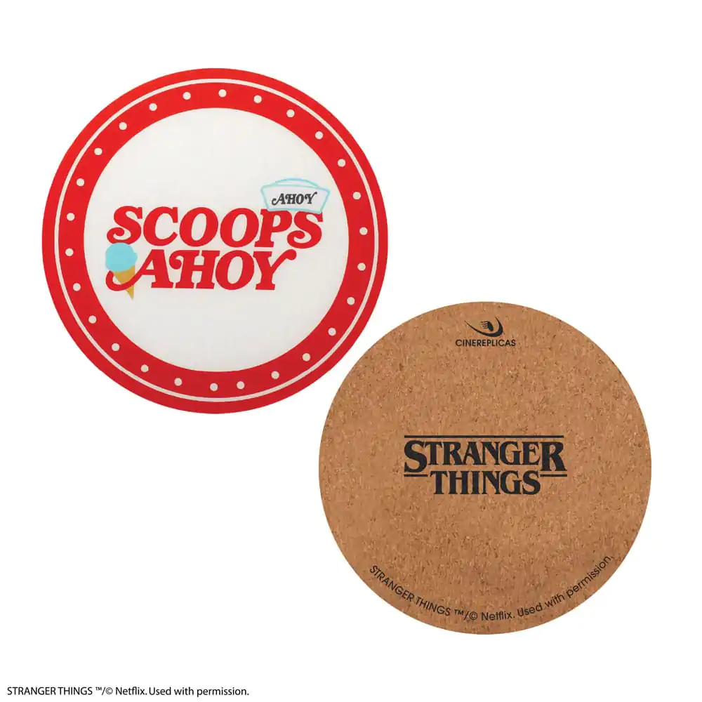 Stranger Things Scoops Ahoy set de 4 suporturi pentru pahare poza produsului