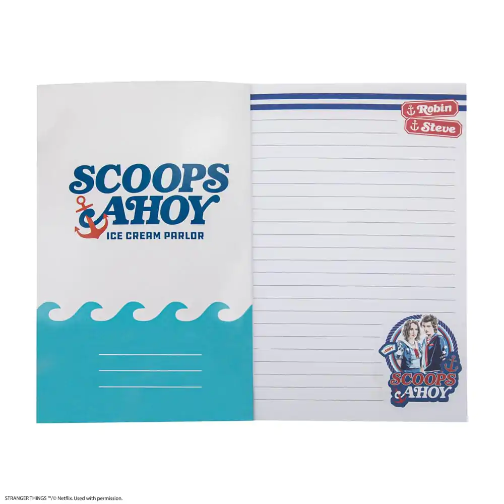 Stranger Things Caiet Scoops Ahoy Copertă Moale poza produsului