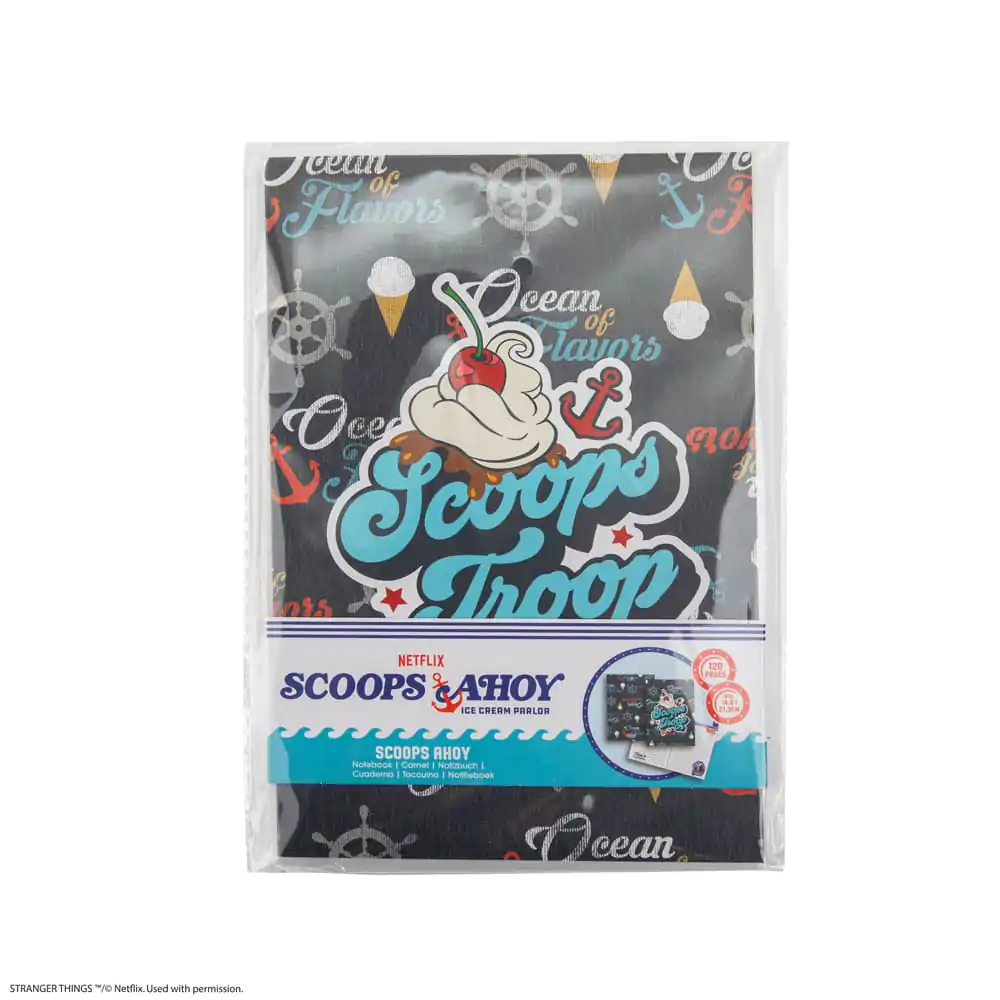 Stranger Things Caiet Scoops Ahoy Copertă Moale poza produsului