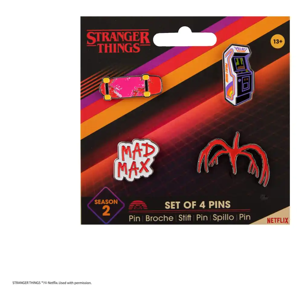 Stranger Things Pins Set de 4 Sezonul 2 poza produsului