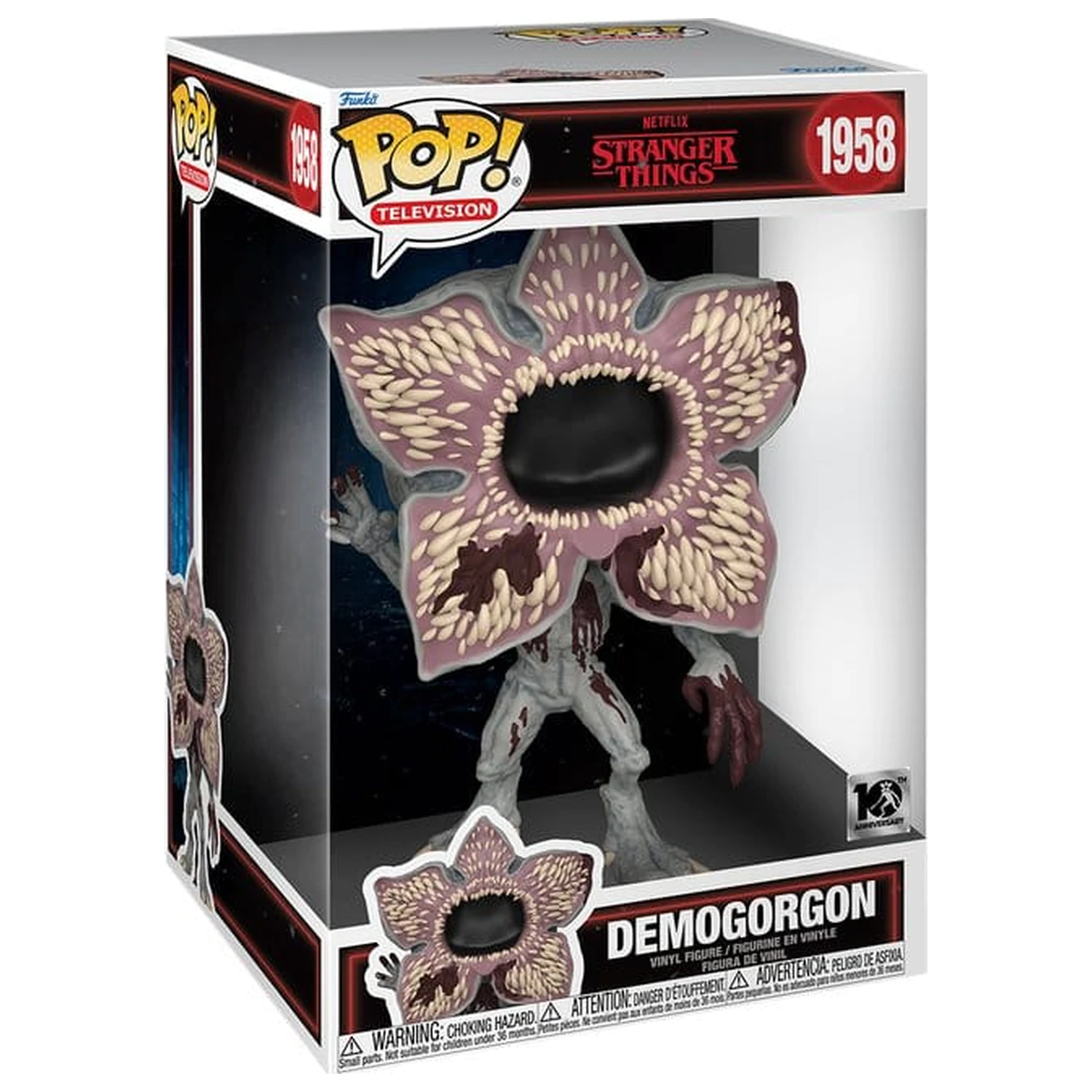 Stranger Things Super Sized Jumbo Funko POP! Figurină de vinil Demogorgon 25 cm poza produsului