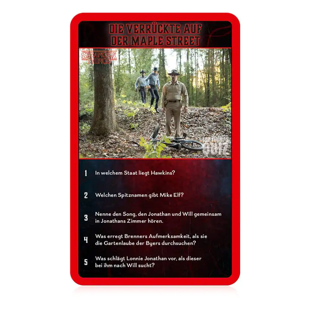 Stranger Things Joc de cărți Top Trumps Quiz Versiune Germană poza produsului