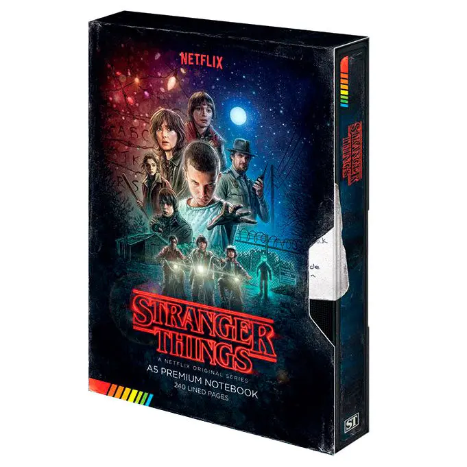 Stranger Things Caiet Premium A5 VHS (S1) poza produsului
