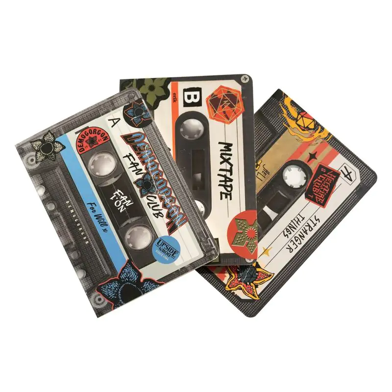 Stranger Things Walkman pachet 3 caiete A6 poza produsului