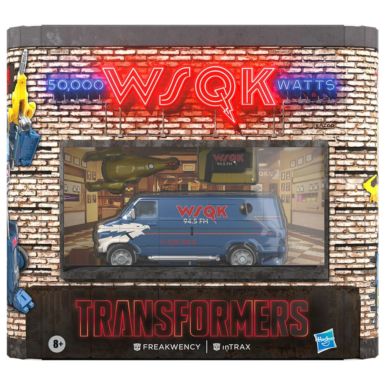 Stranger Things x Transformers Set de 2 figurine de acțiune Freakwency si 8-Trax 15 cm poza produsului