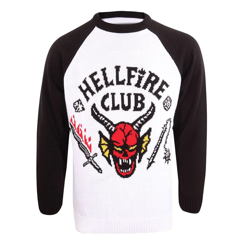 Stranger Things Hellfire Club Christmas hanorac poza produsului