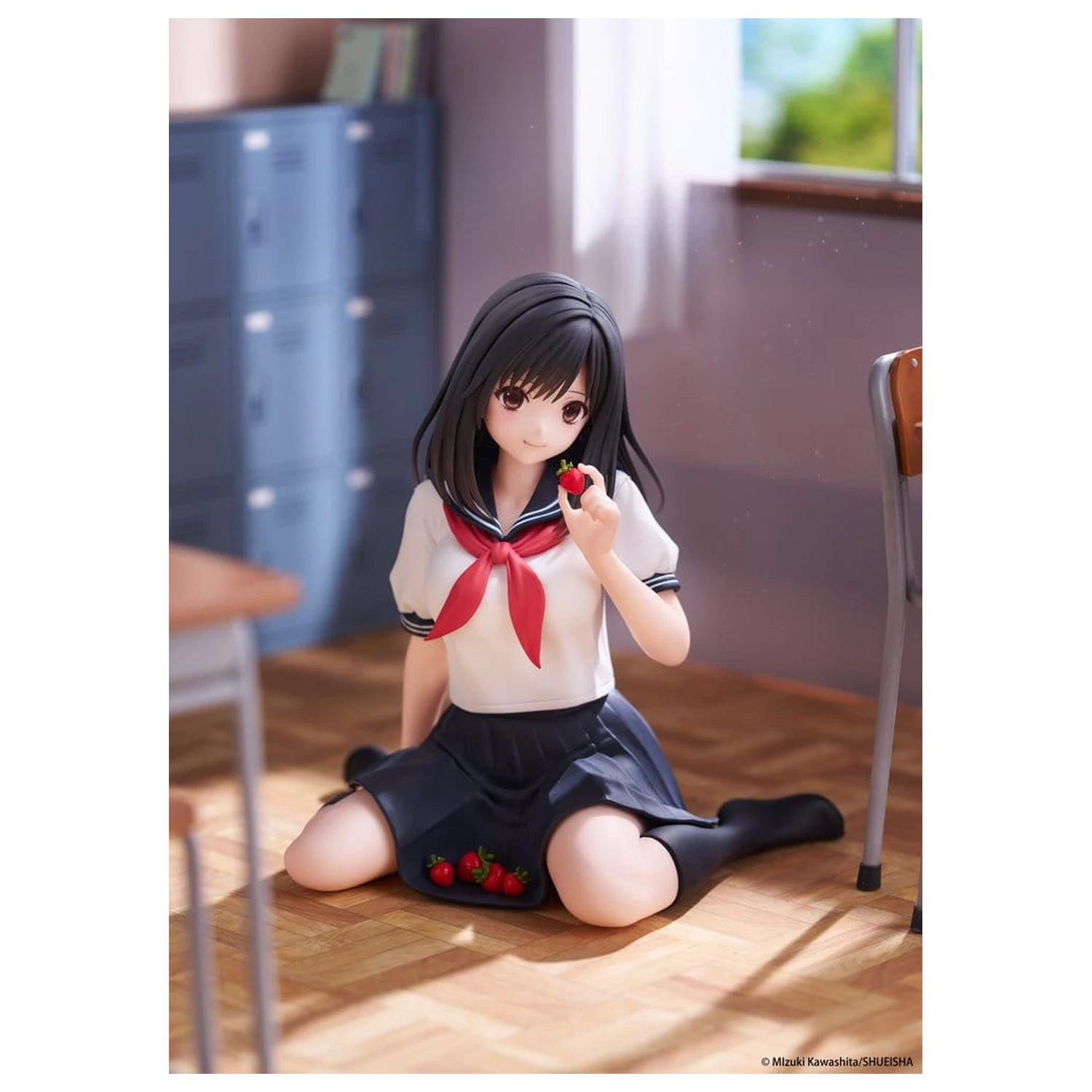 Strawberry 100% Figurină de Birou Drăguță din PVC Aya Tojo (School uniform Ver.) 13 cm poza produsului