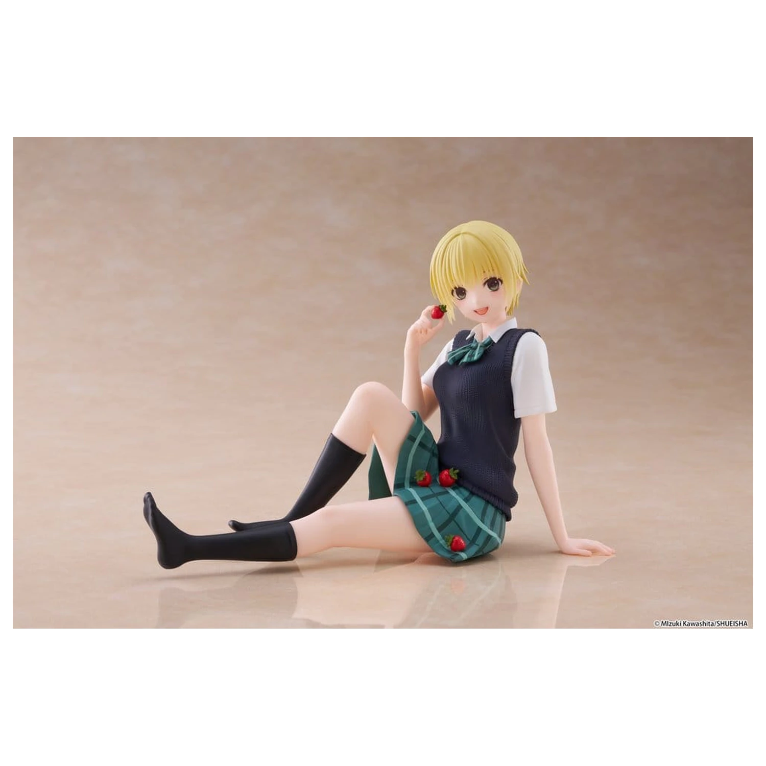 Strawberry 100% Figurină drăguță de birou din PVC Tsukasa Nishino (School uniform Ver.) 13 cm poza produsului