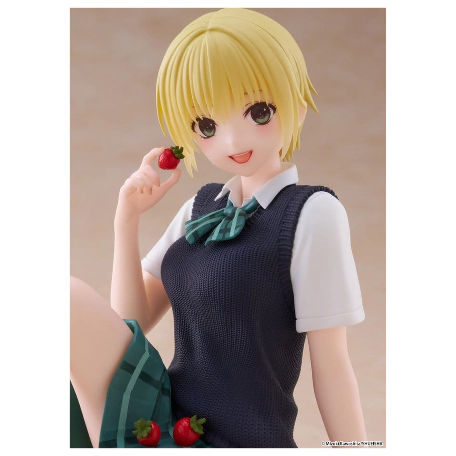 Strawberry 100% Figurină drăguță de birou din PVC Tsukasa Nishino (School uniform Ver.) 13 cm poza produsului