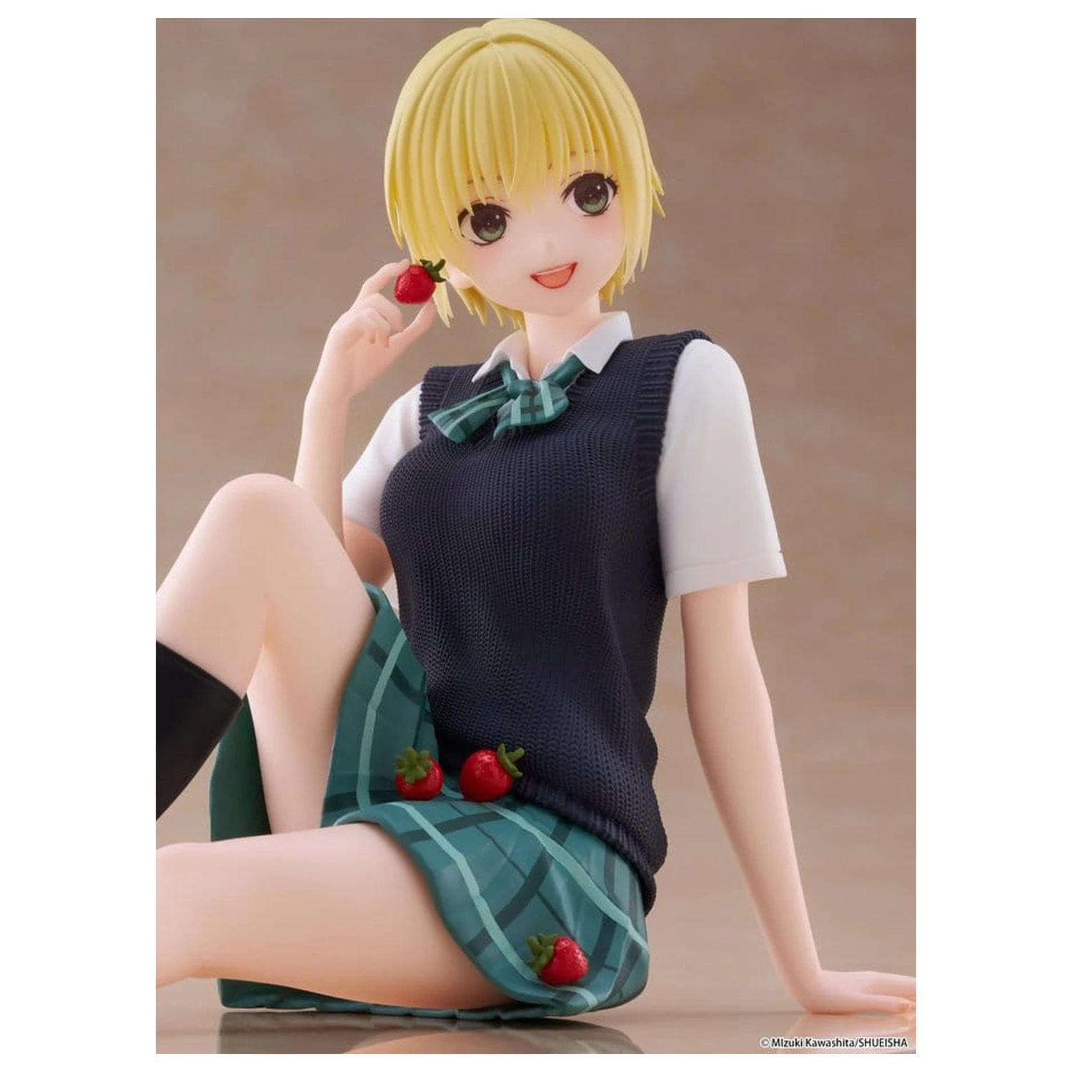 Strawberry 100% Figurină drăguță de birou din PVC Tsukasa Nishino (School uniform Ver.) 13 cm poza produsului