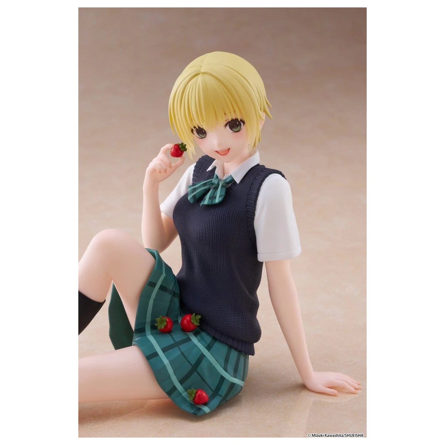 Strawberry 100% Figurină drăguță de birou din PVC Tsukasa Nishino (School uniform Ver.) 13 cm poza produsului