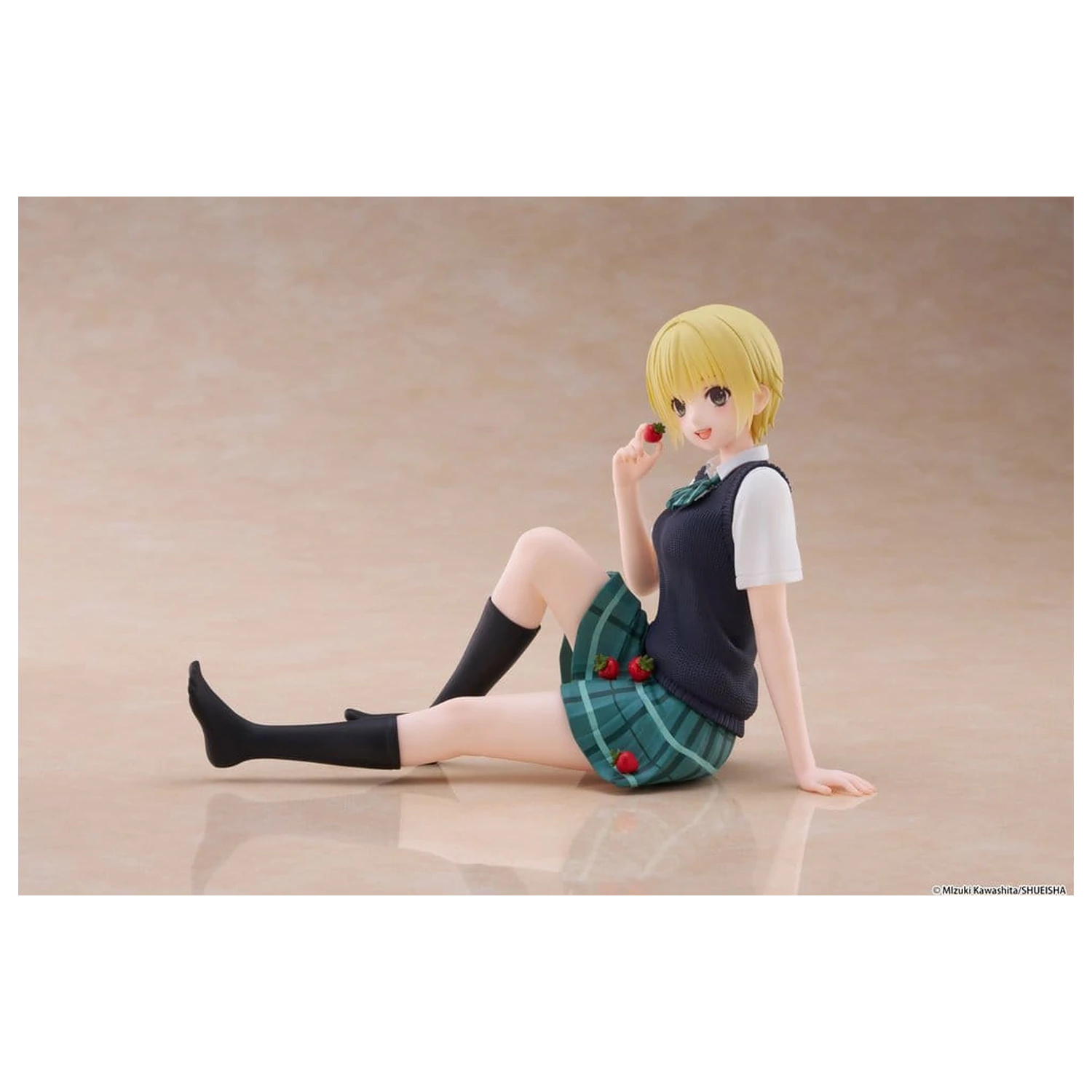 Strawberry 100% Figurină drăguță de birou din PVC Tsukasa Nishino (School uniform Ver.) 13 cm poza produsului