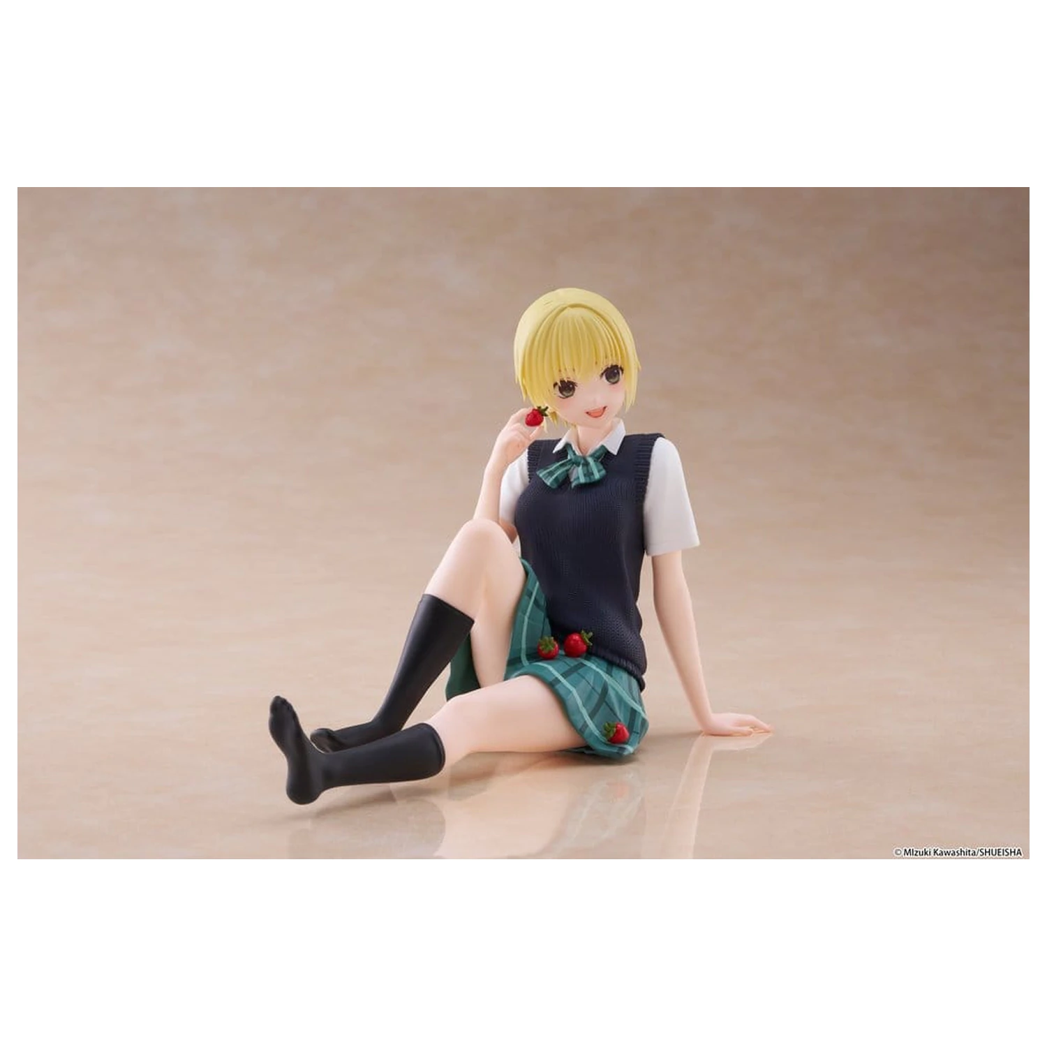 Strawberry 100% Figurină drăguță de birou din PVC Tsukasa Nishino (School uniform Ver.) 13 cm poza produsului