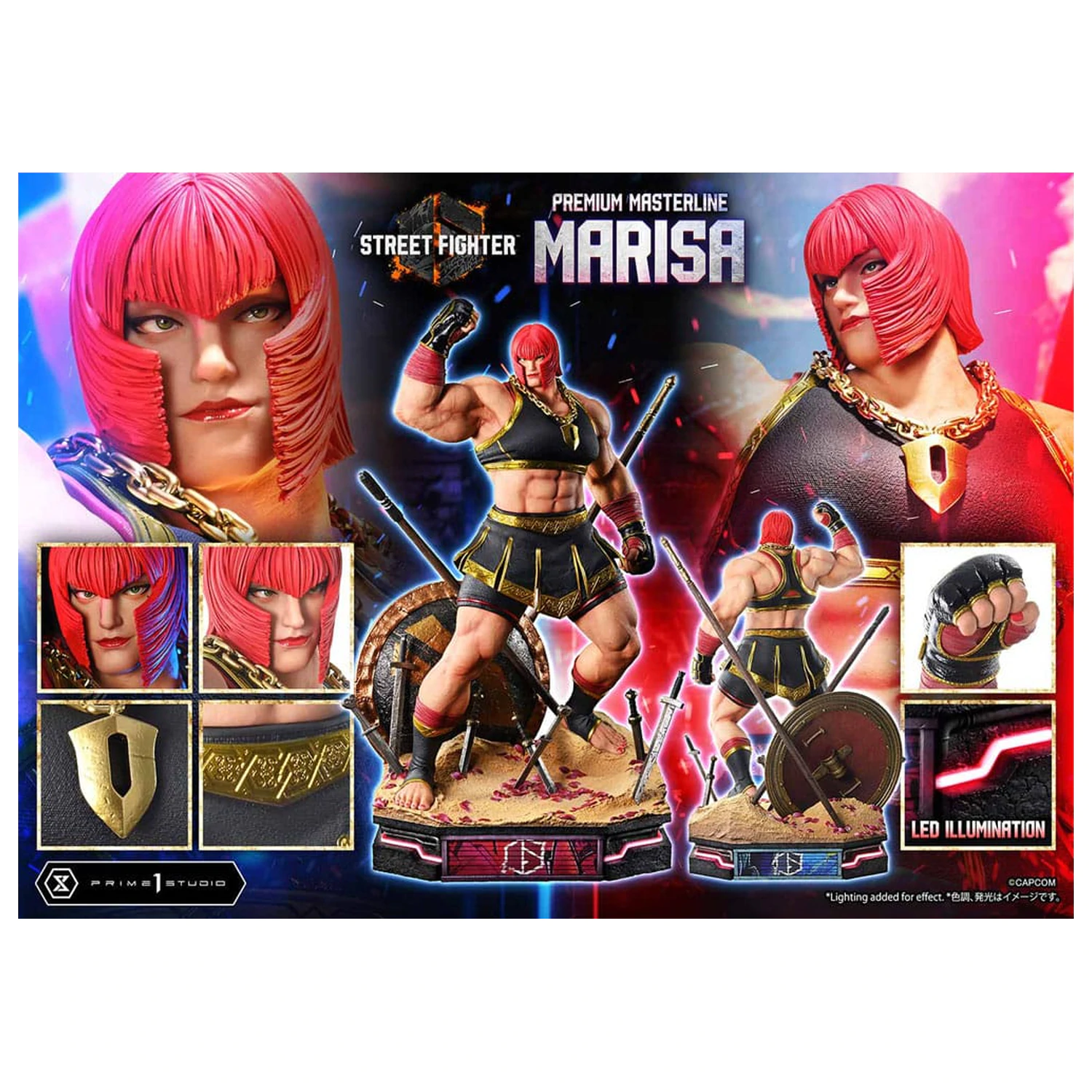 Street Fighter 6 Premium Masterline Series Statuie 1/4 Marisa 70 cm poza produsului