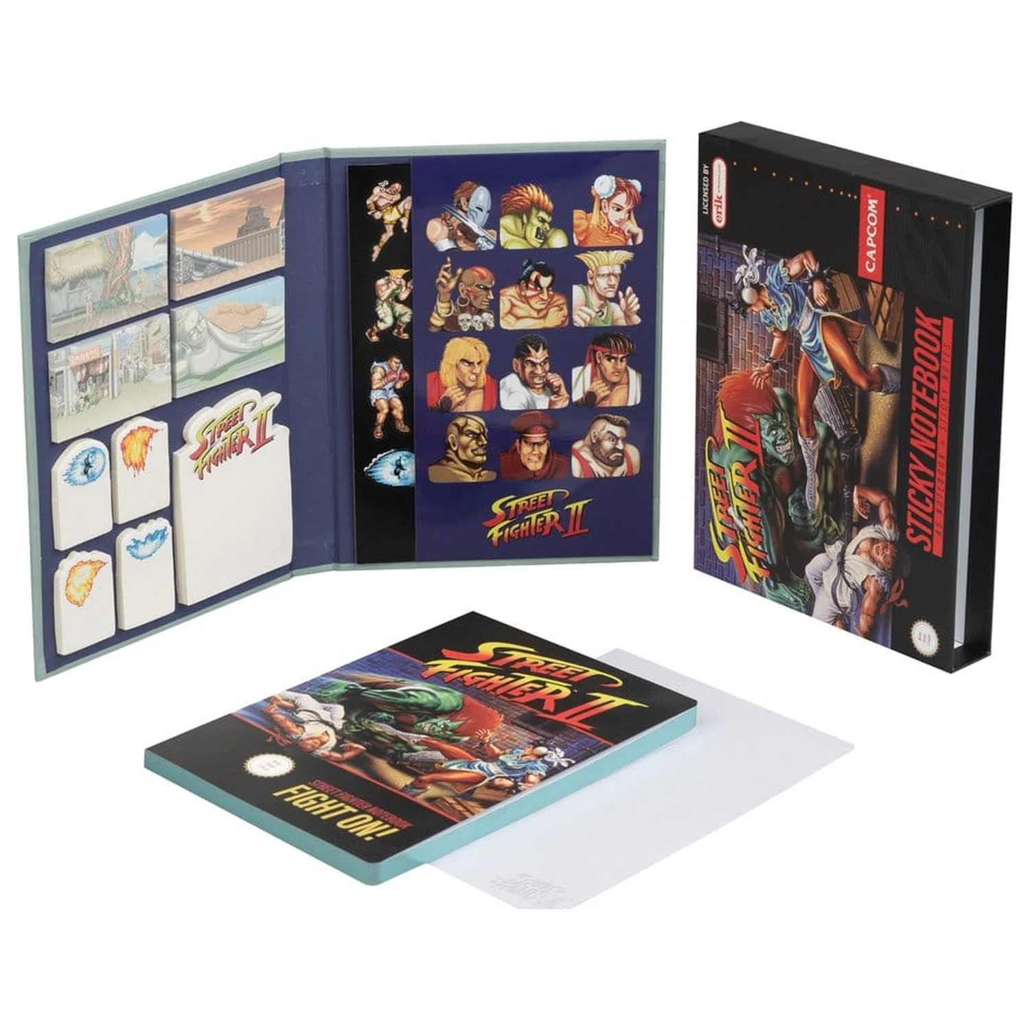 Street Fighter A5 premium blocnotes cu notițe adezive poza produsului