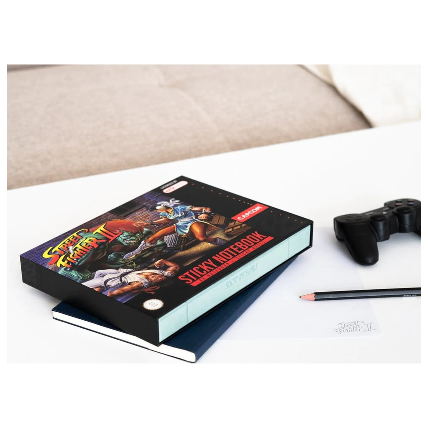 Street Fighter A5 premium blocnotes cu notițe adezive poza produsului