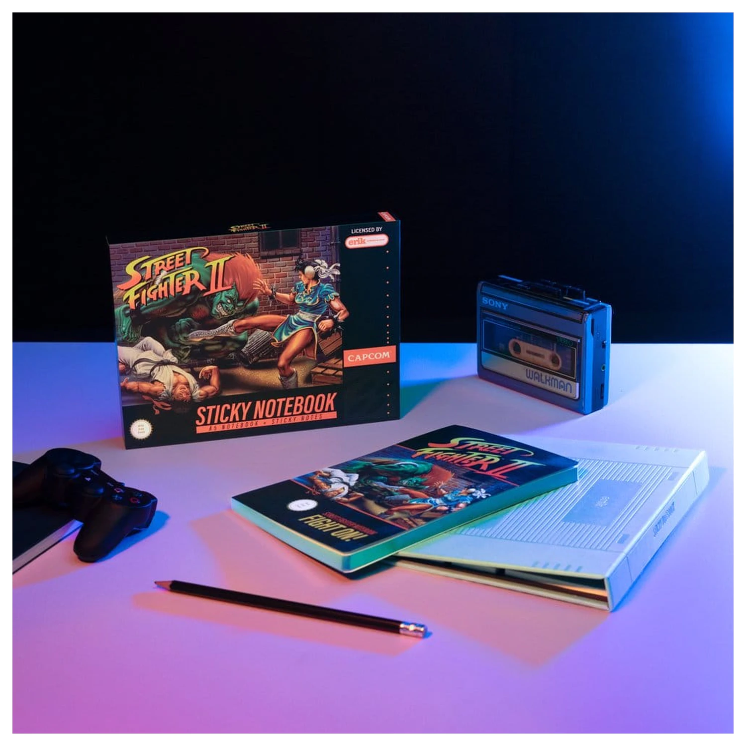 Street Fighter A5 premium blocnotes cu notițe adezive poza produsului