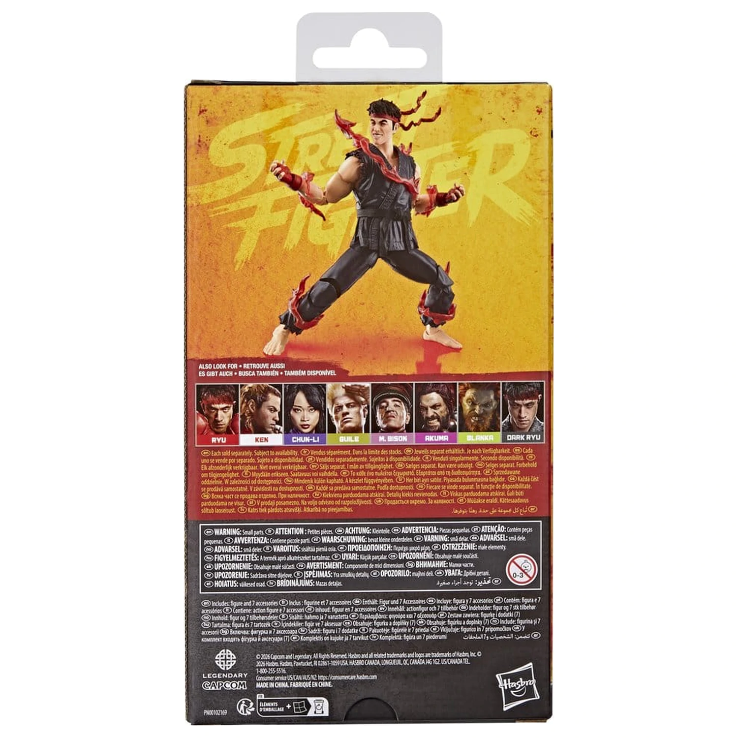 Figurina de actiune Street Fighter Dark Ryu 15 cm poza produsului