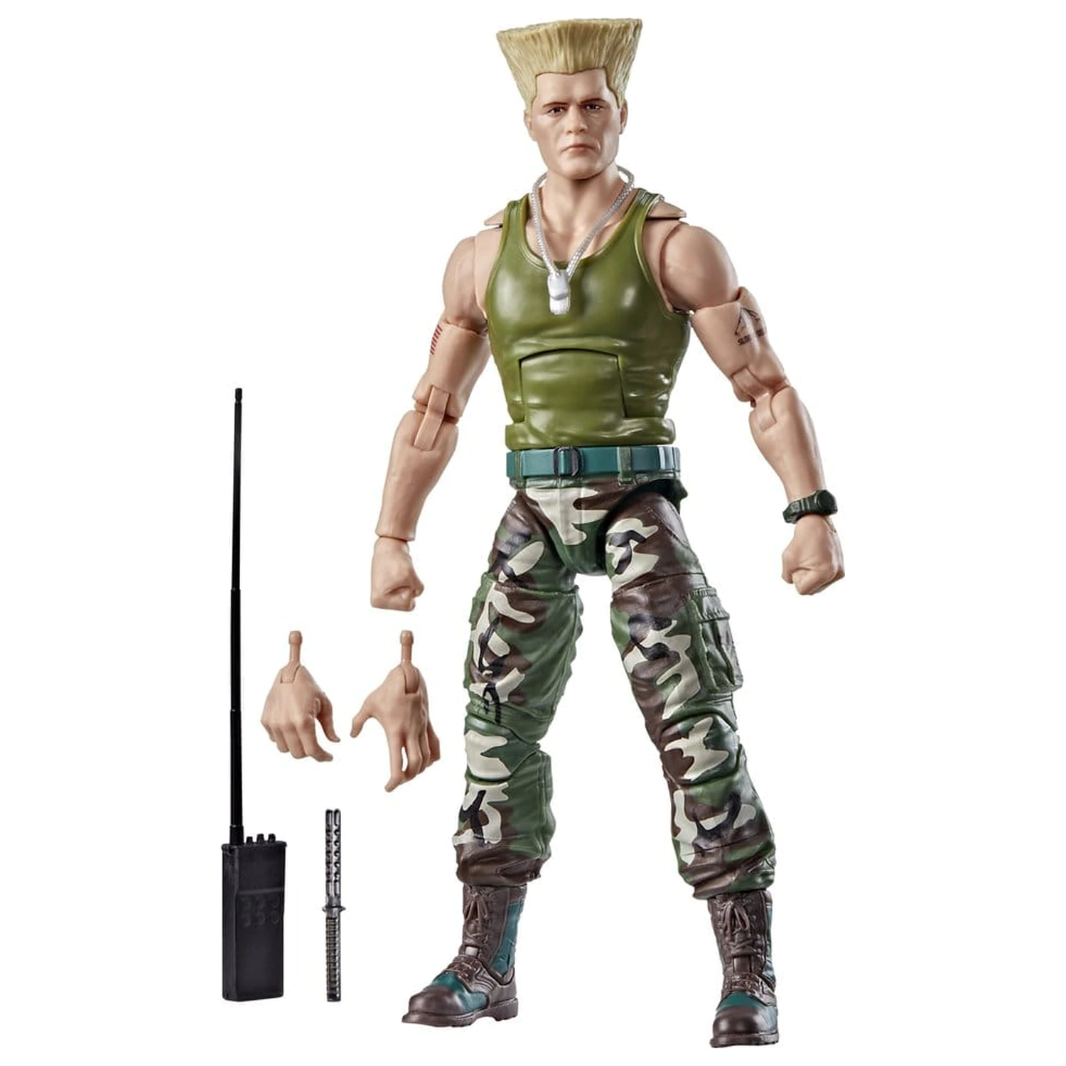 Figurina de actiune Street Fighter Guile 15 cm poza produsului