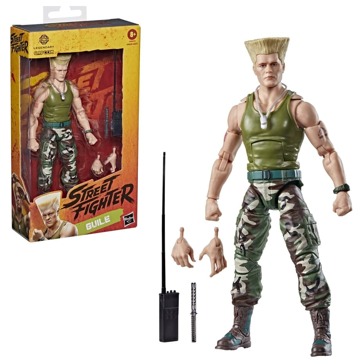 Figurina de actiune Street Fighter Guile 15 cm poza produsului