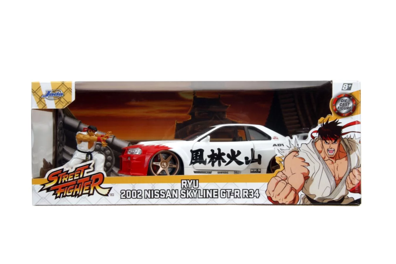 Model turnat sub presiune Street Fighter 1/24 Nissan Skyline GTR poza produsului