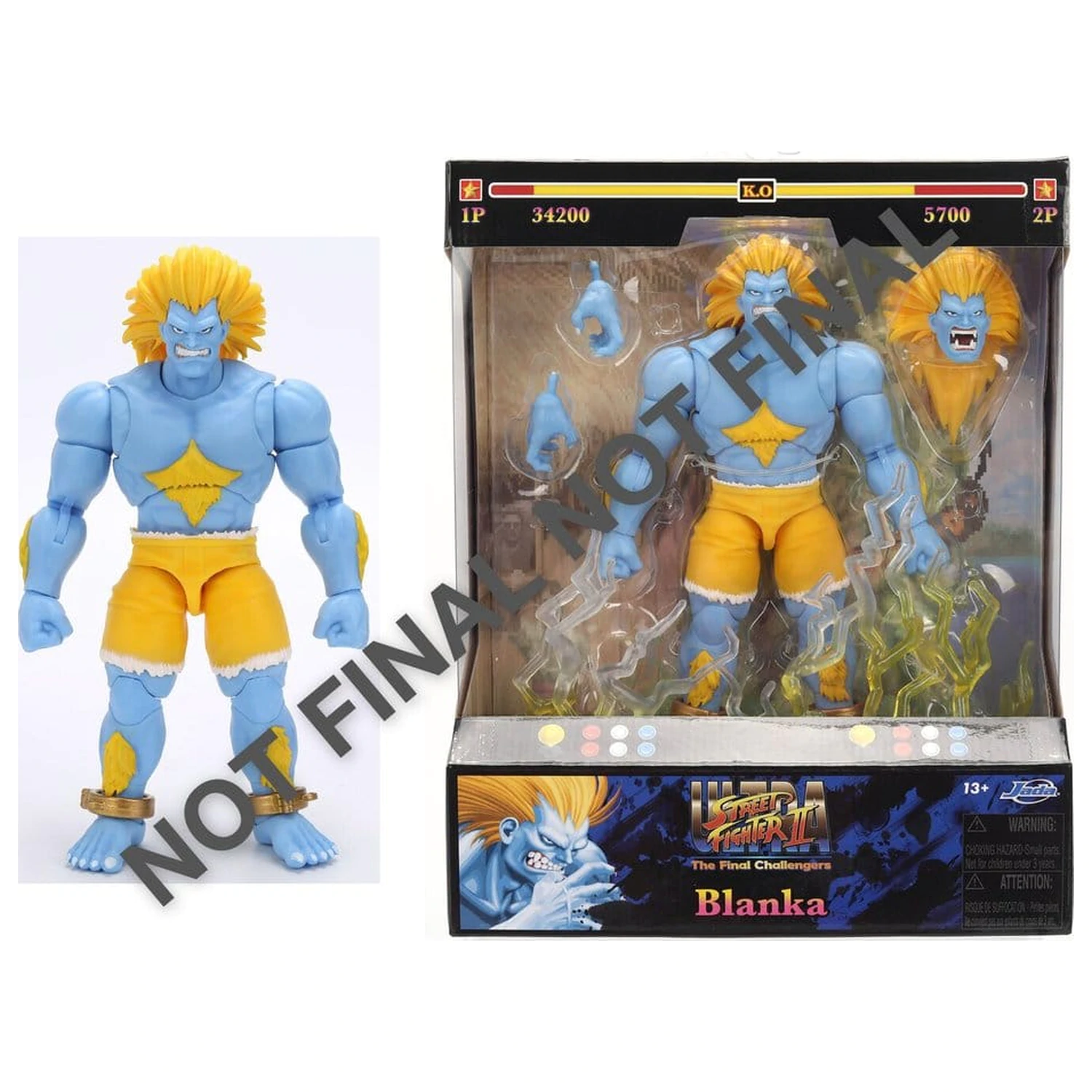 Street Fighter II Figurina de actiune Blanka P2 19 cm poza produsului