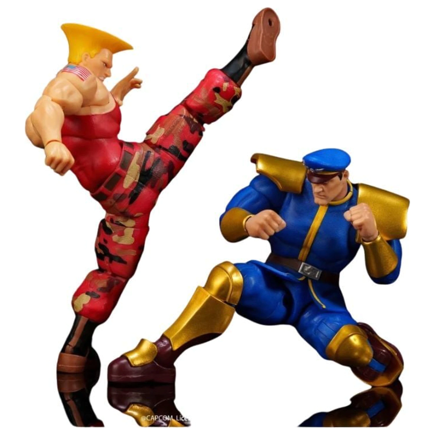 Pachet Street Fighter II Guile y Bison 2 figurine 15cm poza produsului
