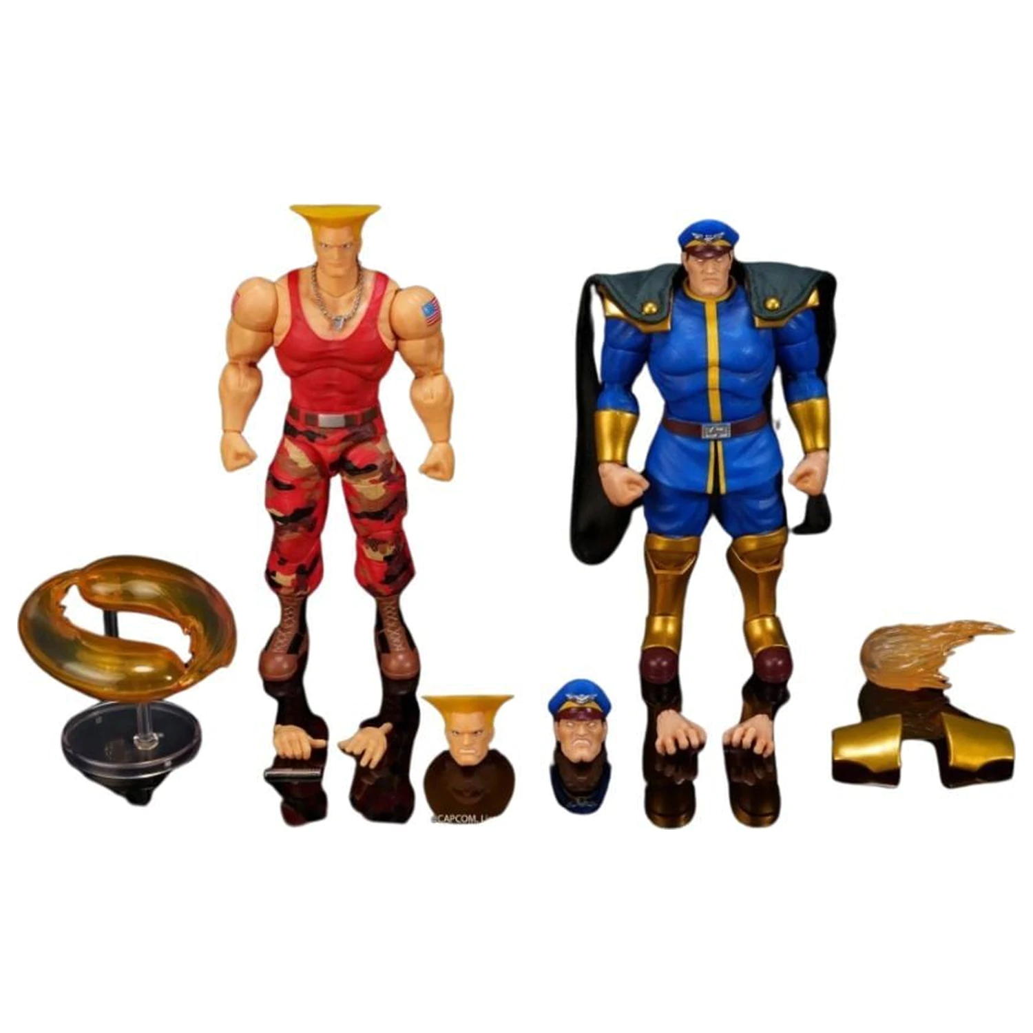 Pachet Street Fighter II Guile y Bison 2 figurine 15cm poza produsului