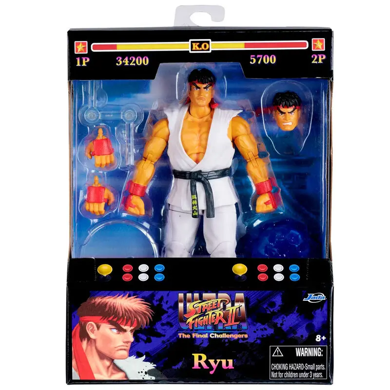 Street Fighter II figurina Ryu 15 cm poza produsului