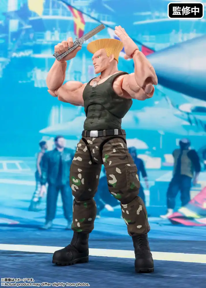 Figurină de acțiune Street Fighter S.H. Figuarts Guile -Outfit 2- 16 cm poza produsului