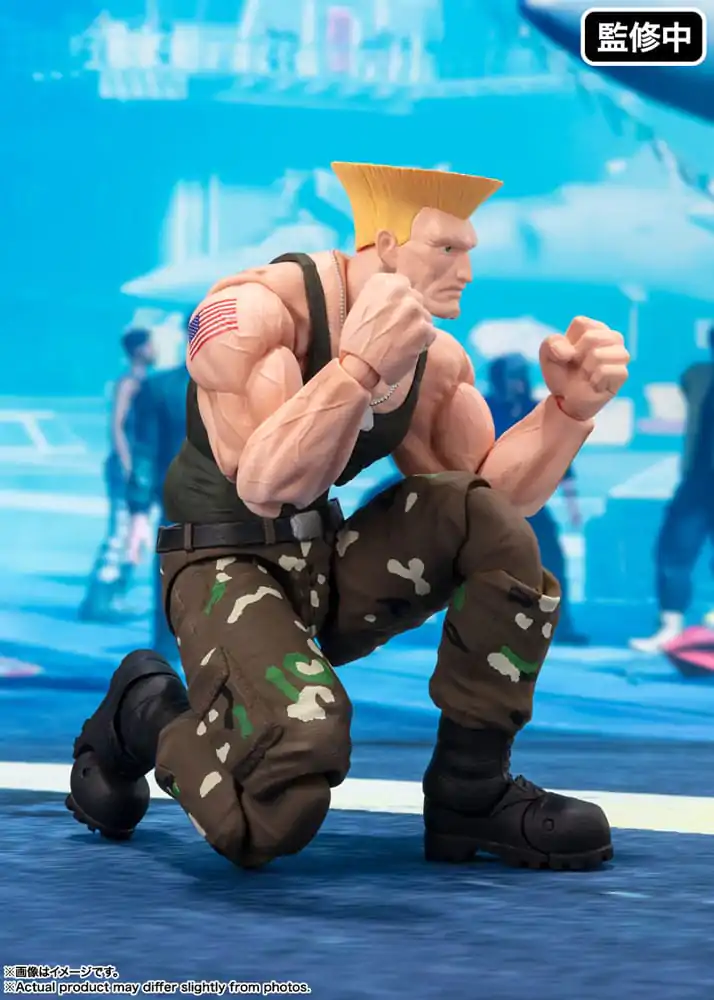 Figurină de acțiune Street Fighter S.H. Figuarts Guile -Outfit 2- 16 cm poza produsului