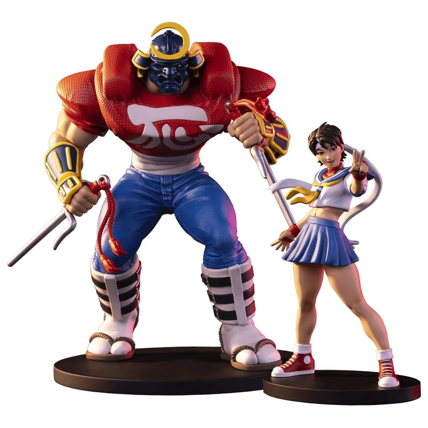 Street Fighter Street Jam Statues statui 1/10 Sakura & Sodom 22 cm poza produsului